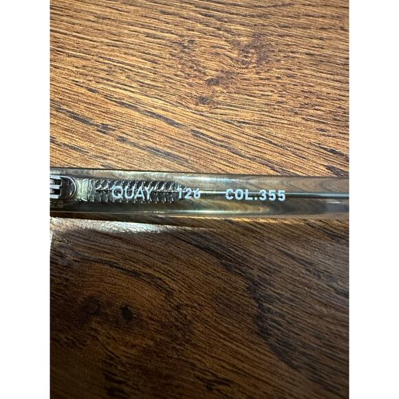 Quay Women's Polarized Smoke Tinted Square Frame Sunglasses – NWOB - Picture 6 of 6